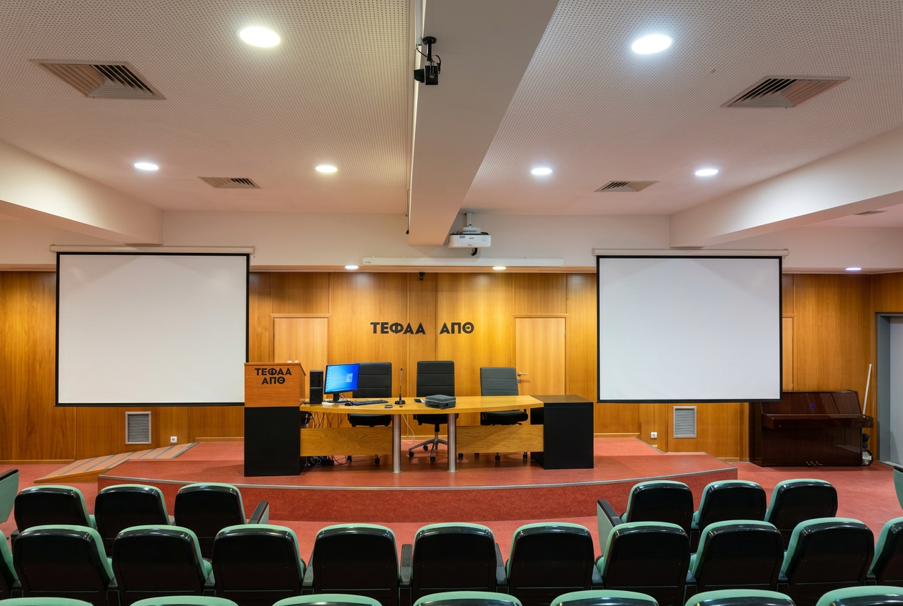 Indoor gymnasium, Thermi campus